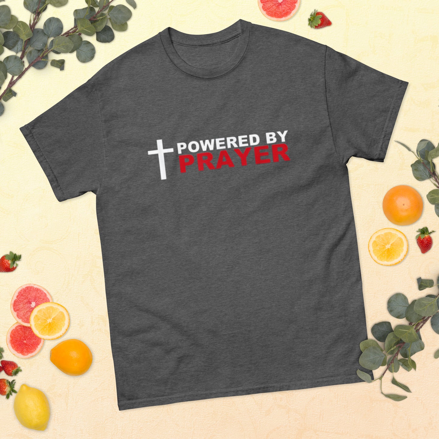 Powered by Prayer Men's classic tee