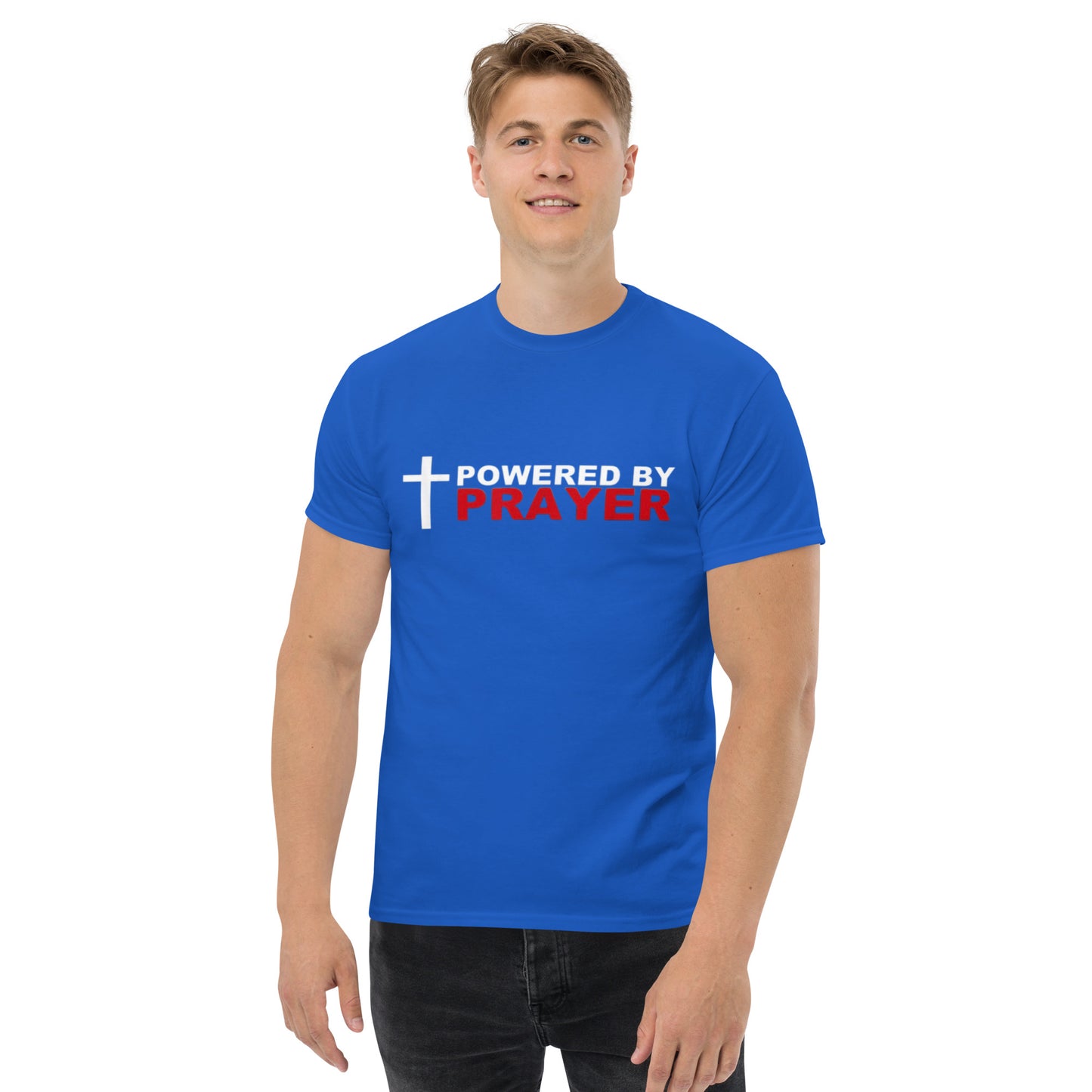 Powered by Prayer Men's classic tee