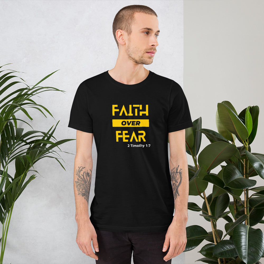 "Faith Over Fear" T-Shirt - Boldly Declare Your Trust in God