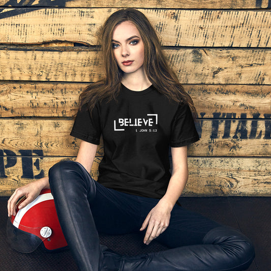 "Believe" T-Shirt - Express Your Faith with Confidence