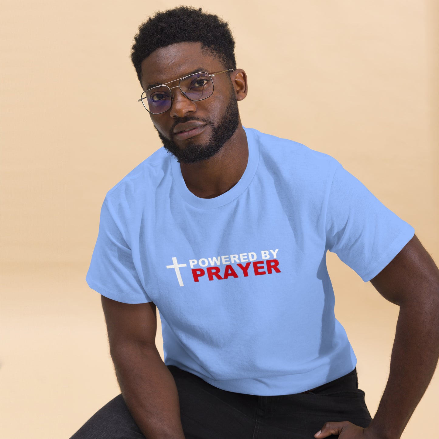 Powered by Prayer Men's classic tee