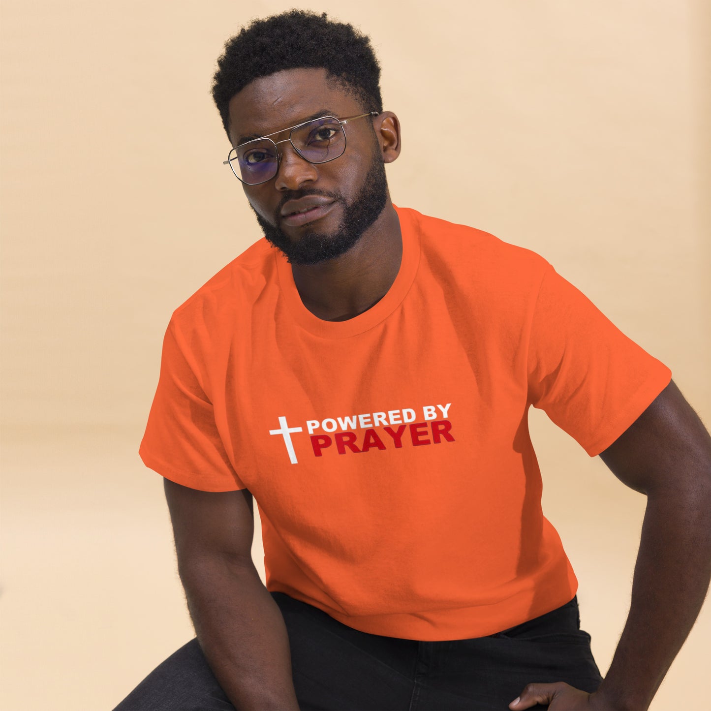 Powered by Prayer Men's classic tee