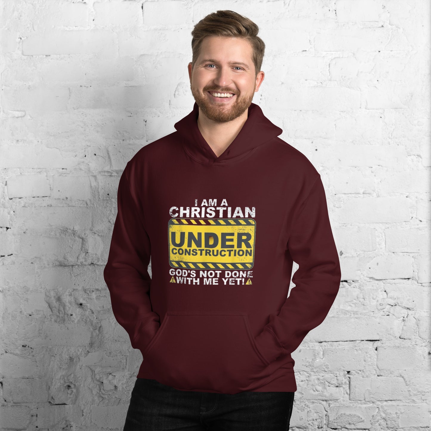 God's not done with me yet Unisex Hoodie