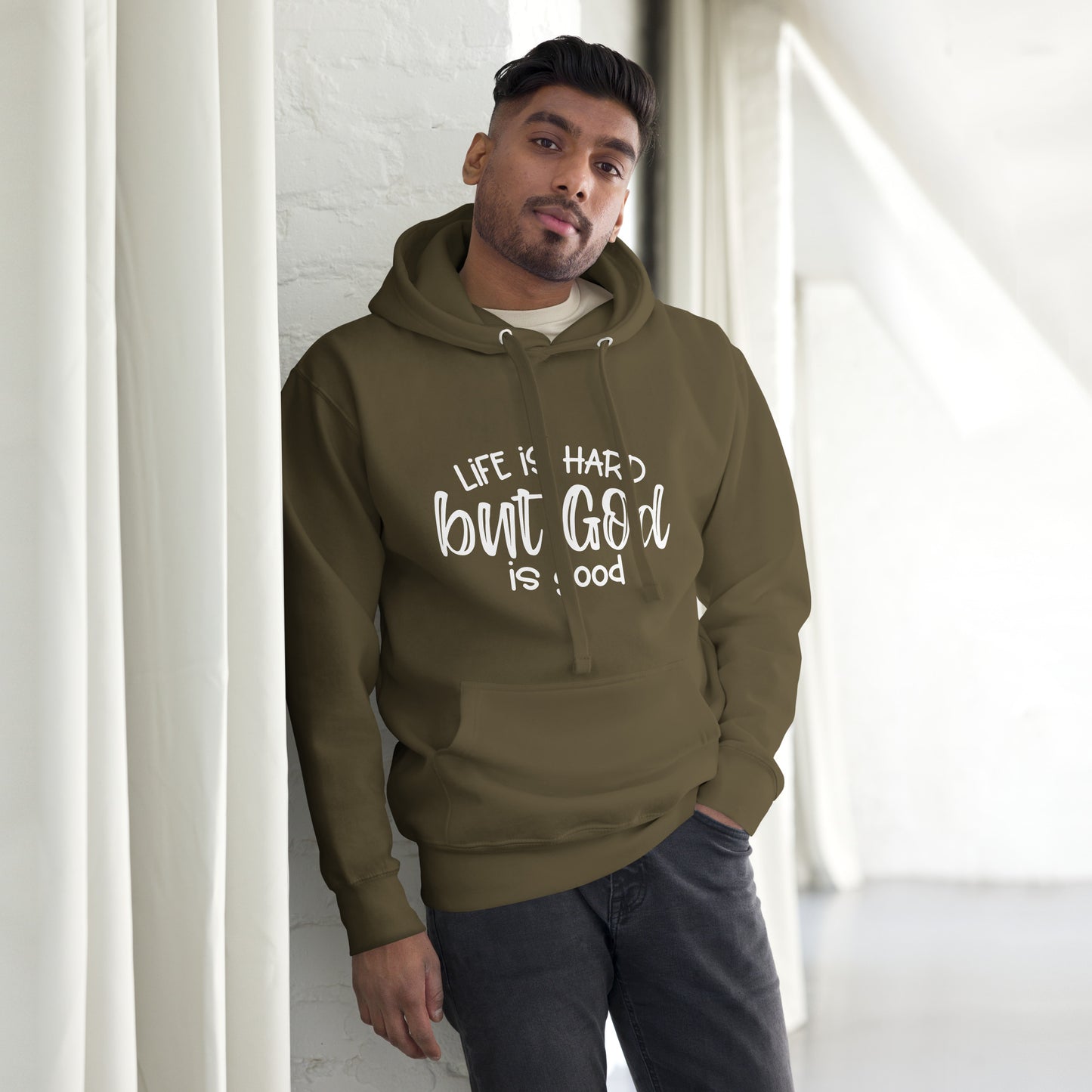 Life is Hard God is Good Unisex Hoodie