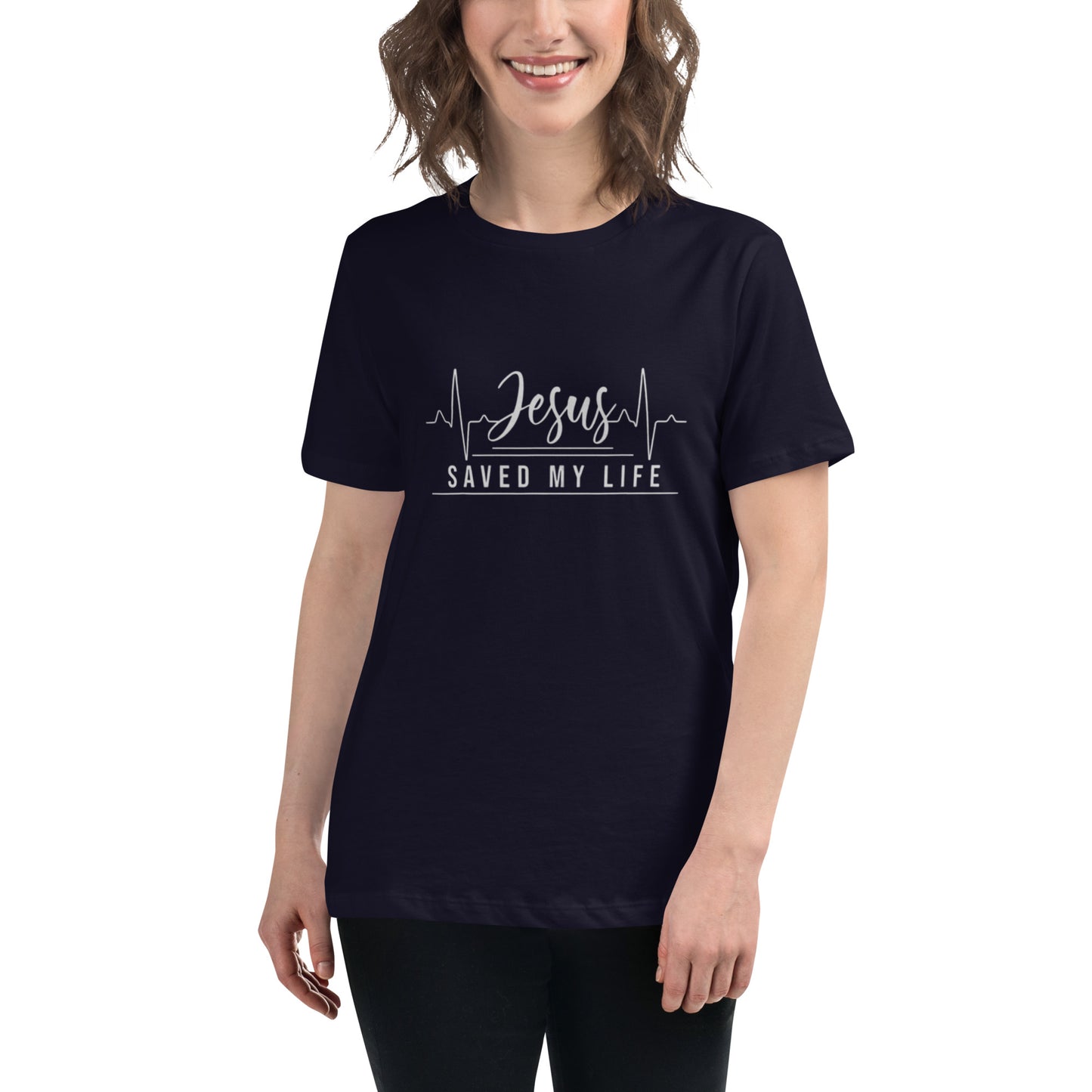 Jesus Saved My Life Women's Relaxed T-Shirt